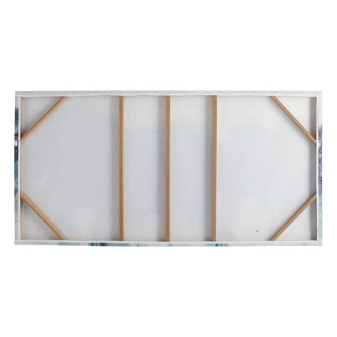 Teal Gold Canvas Wall Art, 60x30 | At Home