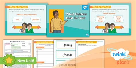 What Matters Most Lesson Pack - Year 6 RE - Twinkl