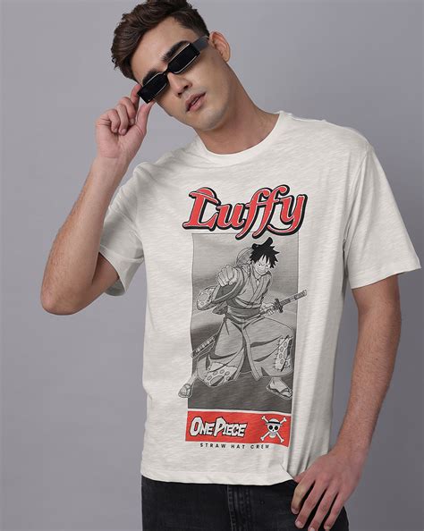 Luffy Printed Oversized Tshirt Men – Free Authority