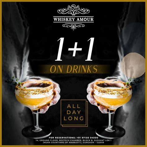 Menu at Whiskey Amour, Gurugram