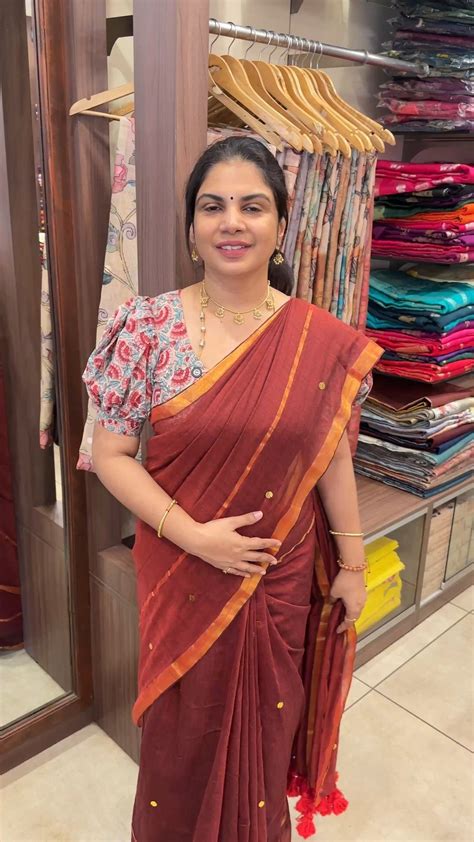 Mul Cotton Saree With Tikki Work Product Code - TTDS2793 Sale P...