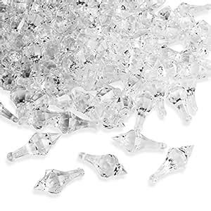 Acrylic Clear Ice Rock Diamond Chandelier Drops Crystals Treasure Gems ...