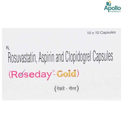 Roseday-Gold Capsule 10's Price, Uses, Side Effects, Composition ...