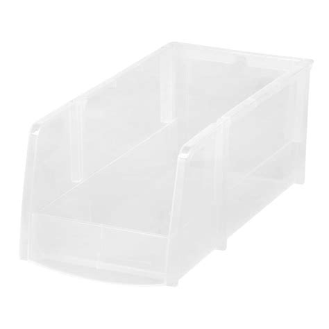 IRIS Large Clear Plastic Stacking Bin | Michaels