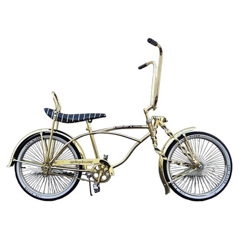 20" Lowrider Bicycle Complete Bike Gold/Chrome | Sgvbicycles – SGV Bicycles