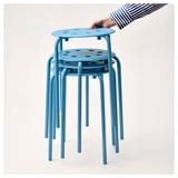 MARIUS stool, blue, 45 cm (173/4") - IKEA