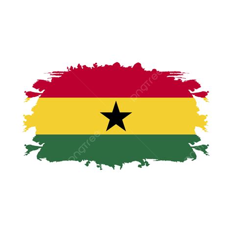 Ghana Flag Transparent Background Design Hd Images, Ghana Flag Brush, Ghana, Flag PNG and Vector ...