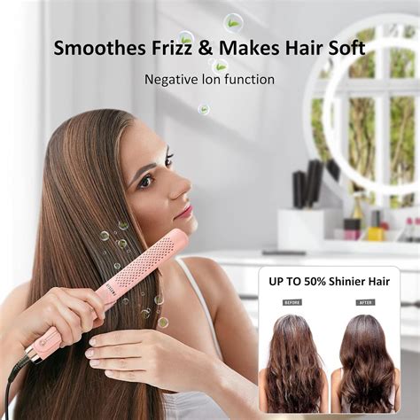 360° Airflow Styler Curling Iron - 1 Inch Hair Straightener and Curler ...