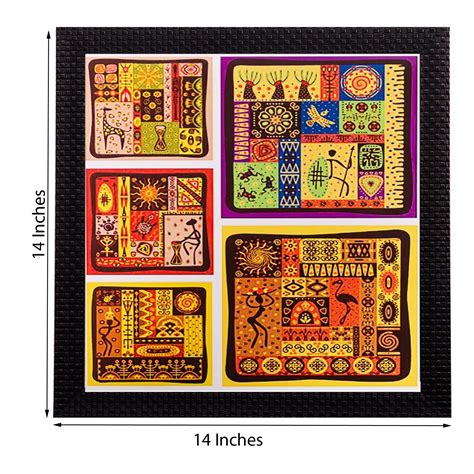 Abstract Matt Textured UV Art Painting - eCraftIndia Online