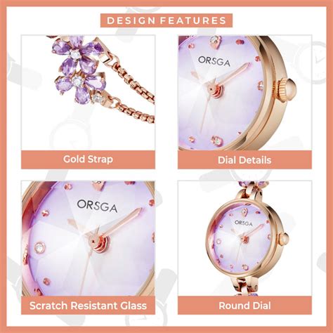 FLEUR Chain Bracelet Watch – ORSGA