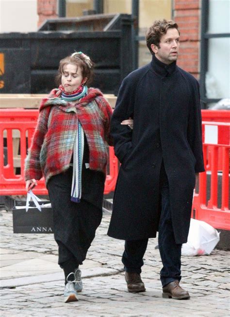 HELENA BONHAM CARTER and Rye Dag Holmboe Out in Primrose Hill 01/18 ...