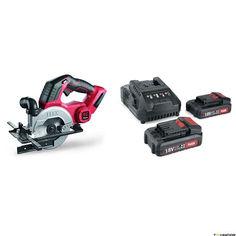 Flex-tools 531017 CS 45 18.0-EC C Accu Circular Saw 18V + P-Set 22 Q ...