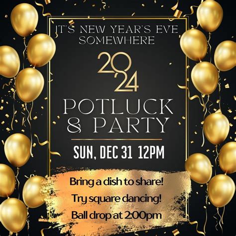 Its New Years Eve Somewhere Potluck and Party, 154 Petersburg Rd, Enon ...
