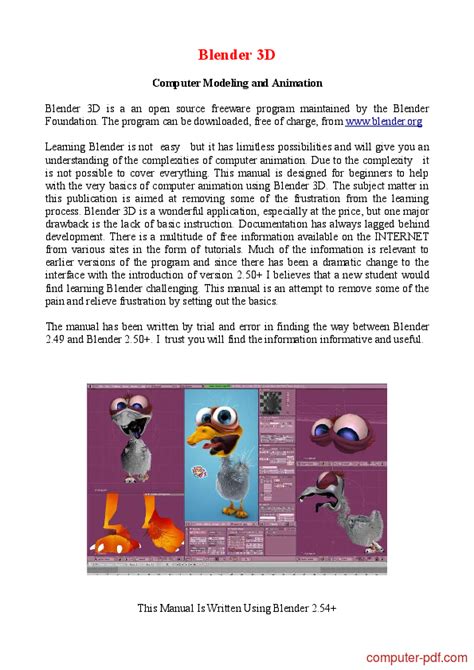 Image result for Blender Animation Tutorial PDF