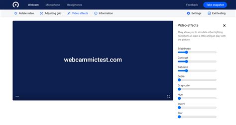 Web Camera Test 的图像结果