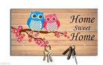 Two owl Home Wooden Key Holder - Organize Your Keys in Style