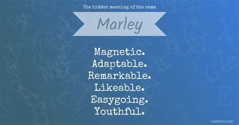 The hidden meaning of the name Marley | Namious