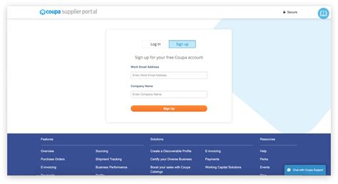 Coupa Supplier Portal Login