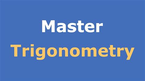 Understanding Trigonometry 的图像结果