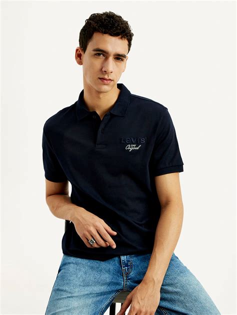 Men's Solid Slim Fit Polo T-shirt – Levis India Store