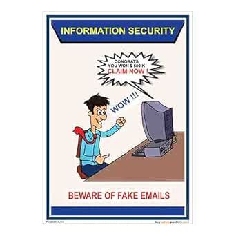 buysafetyposters.com - Fake Emails Awareness Poster In English Eco ...