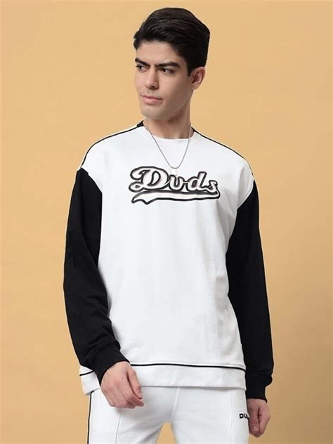 HUNK OVERSIZED SWEATSHIRT WHITE | Buy Online at Wearduds India