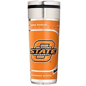 NCAA Oklahoma State Cowboys Travel Tumbler with Metallic Graphics, 22 ...