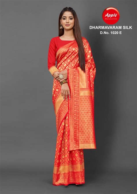 Apple Dharmavaram Silk 1020 Festive Wear Saree Collection