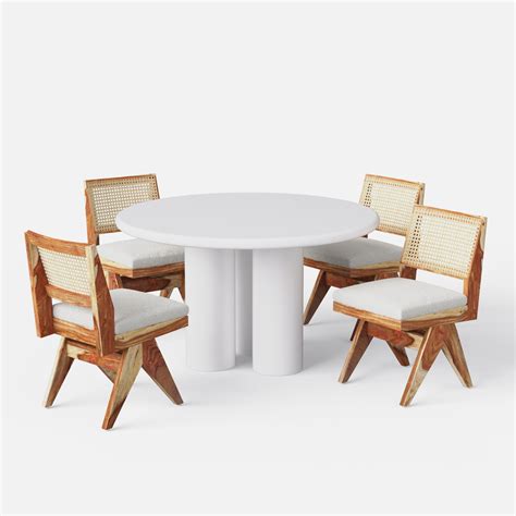 Amor-Jean Dining Table Set - 2, 4 & 6 Seater/ All sizes | Crafts Mill ...