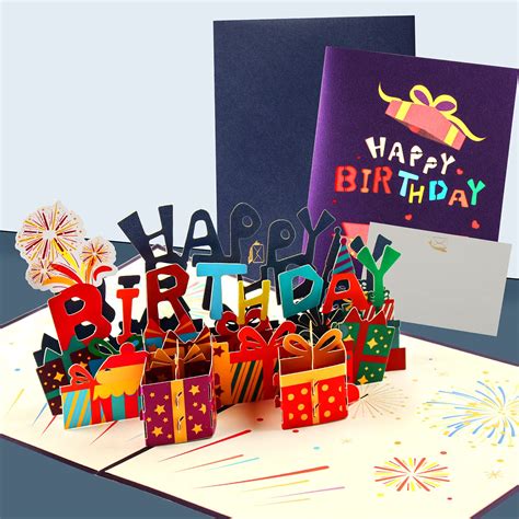 Birthday Pop Up Cards Birthday Greeting Cards Pop Up 3d | Desertcart INDIA