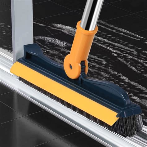 Specollect 2Pcs 2 in 1 Floor Brush Scrubber with Long Handle Grout ...