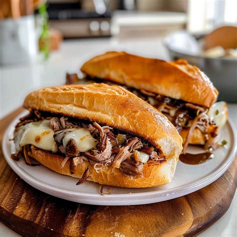 Delicious French Dip Sandwich