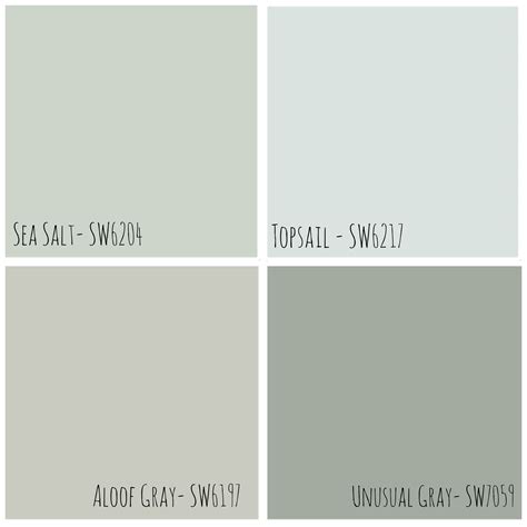 Sherwin Williams Gray Paint Color Green