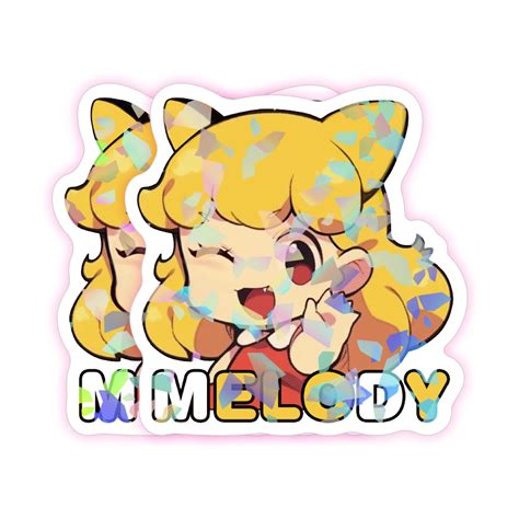 Custom Vinyl Holographic Stickers – MelodyCharms