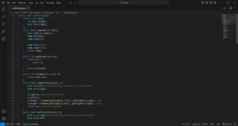 AVL Tree Code in Java 的图像结果