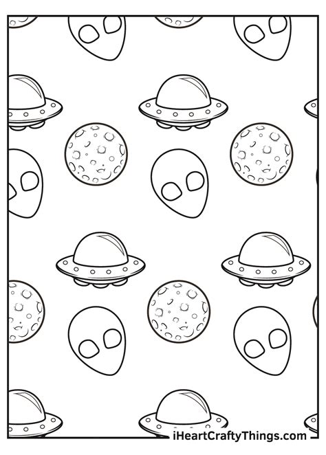 Image result for Alien Coloring Pages