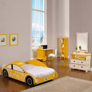 Elenza Legare Engineered Wood Bed + Study Table + Dressing Table ...