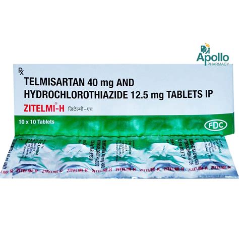 Zitelmi H Tablet 10's Price, Uses, Side Effects, Composition - Apollo ...