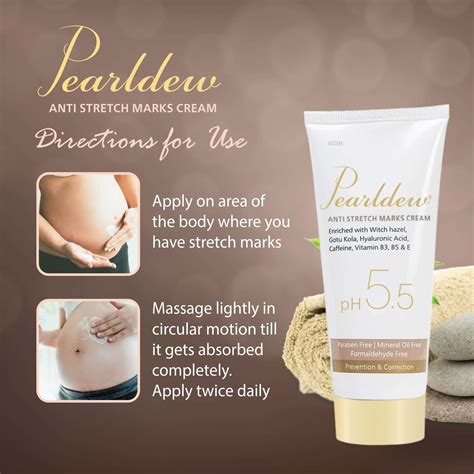 Buy PEARLDEW ANTI STRETCH MARKS CREAM - 100 GM | WITCH HAZEL | PARABEN ...