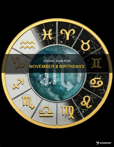 Zodiac Sign For November 8 Birthdays | ShunSpirit