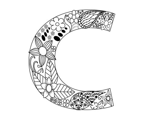 Letter C Coloring Pages ~ Coloringish