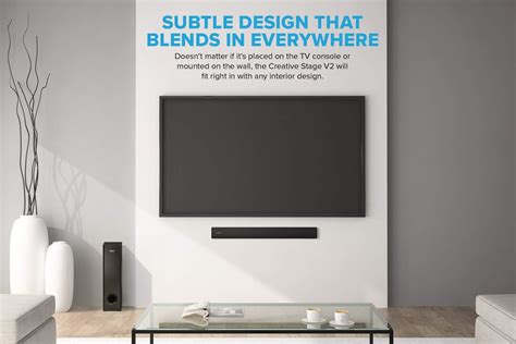 Creative Stage SE Under-Monitor Soundbar - USB India | Ubuy