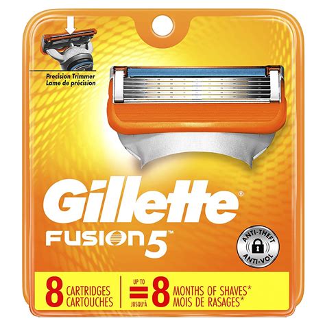 Buy Gillette Fusion5 Men's Razor Blades - 8 Refills (Packaging May Vary ...