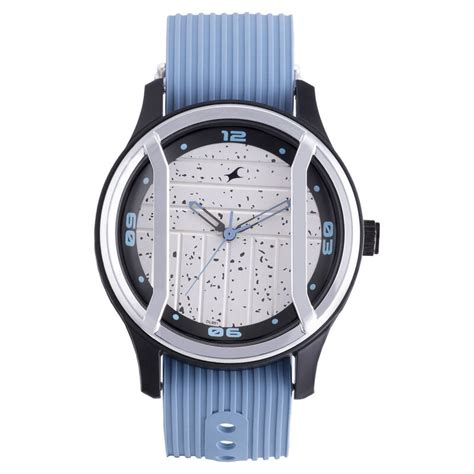 Buy Online Fastrack Urban Bounce Quartz Analog Grey Dial Silicone Strap ...