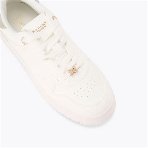 LANA White Lace Up Sneaker by KG KURT GEIGER