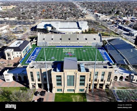 Aerial view of Chapman Stadium at the University of Tulsa Stock Photo ...