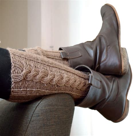 Modèle tricot jambières Mélusine - A&A Patrons