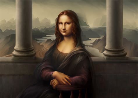 Desenho Da Mona Lisa - BINKEDU