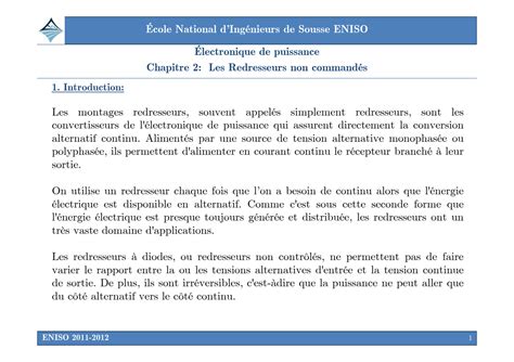 SOLUTION: Cours convertisseur ac dc redressement triphase - Studypool