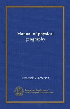 Manual of physical geography : Amazon.in: Books